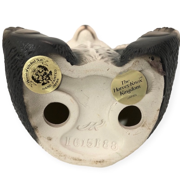 Vintage Japan Harvey Knox Kingdom Ceramic Figurine Panda Bear ~6” H615B83 - Picture 6 of 10